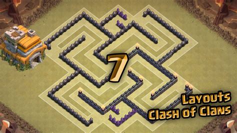 Layout Clash Of Clans Melhor Layout De Guerra Para Centro De Vila