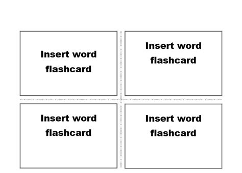 Flash Card Template Free / Editable Primary Classroom Flash Cards ...