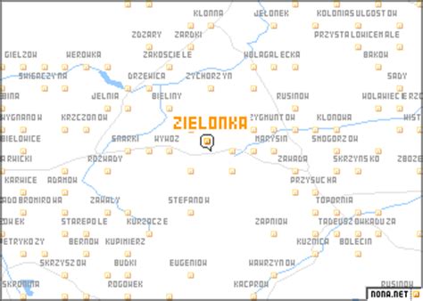 Zielonka (Poland) map - nona.net