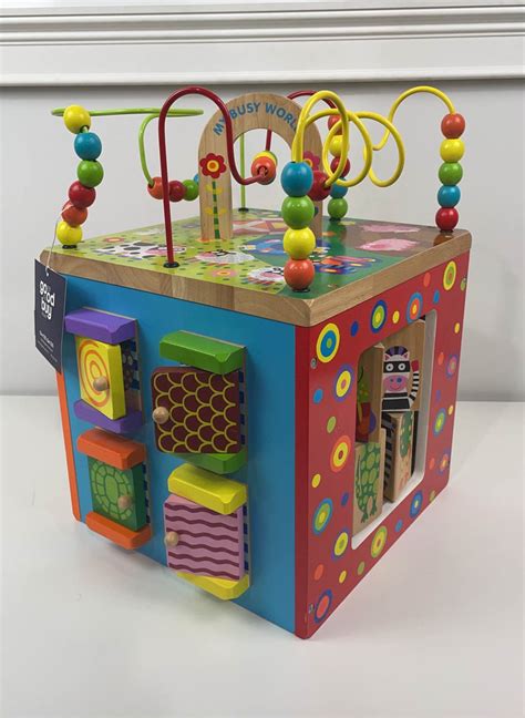 Alex Toys Discover My Busy Town Wooden Activity Cube