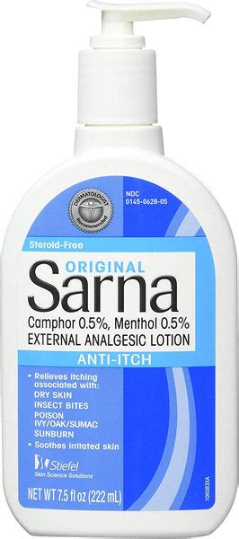 Sarna Anti Itch Original 7 5 Fl Oz Eisler Chemist