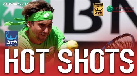 Hot Shot Ferrer Backhand Sails Over Nishikori At Rome 2017 Youtube