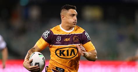 Nrl 2020 Brisbane Broncos Kotoni Staggs Coach Gentle Backs Classy Kotoni To Be Long Term No 6