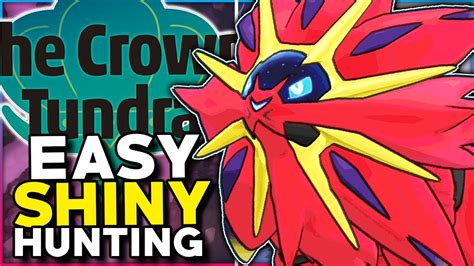 New Shiny Hunting Method How To Easily Shiny Hunt Legendary Pokemon In The Crown Tundra Youtube