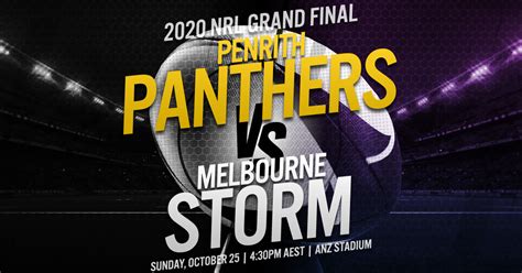 2020 NRL Grand Final: Penrith Panthers vs. Melbourne Storm