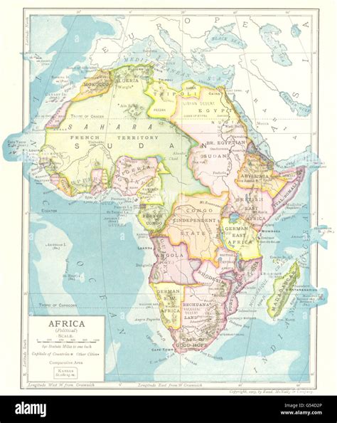 British east africa map hi-res stock photography and images - Alamy