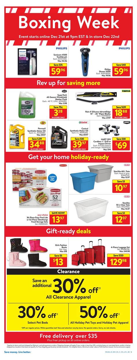 Walmart Boxing Day Sales 2023 Boxing Week Deals Flyer