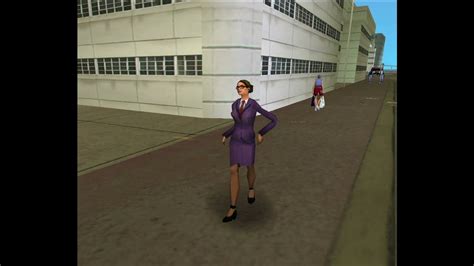 Gta Vc Ped Quotes White Young Businesswoman W Purple Suit Youtube