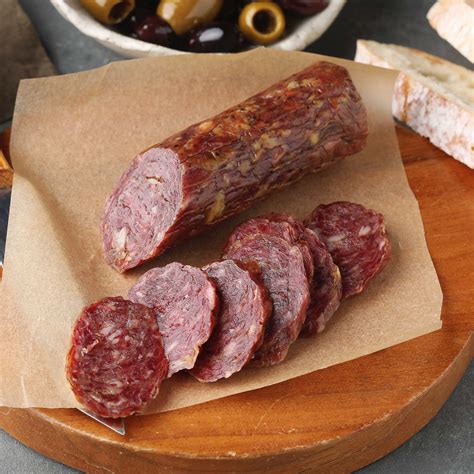 Artisanal Wild Boar Saucisson Sec Dry Cured Sausage Food Inspiration