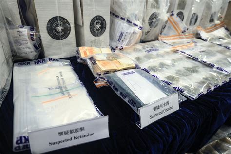 香港警方反毒品行動檢獲約2億1500萬元毒品 社會 香港中通社