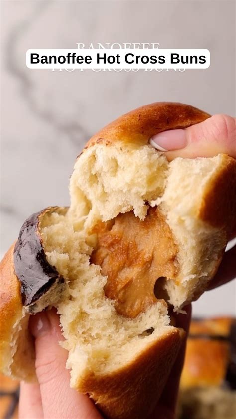 Banoffee Hot Cross Buns Am Chef