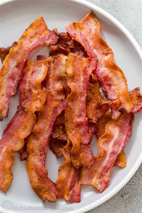 Crispy Air Fryer Bacon - NatashasKitchen.com