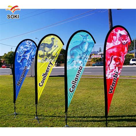 Best Price 3.5m DOUBLE Sided Promotion Advertising Trade show Feather ...