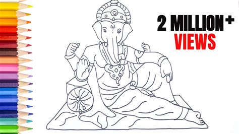 How To Draw Ganesh Ji Step By Step ~ Ganesh Ji | Bodaswasuas