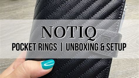 NOTIQ Pocket Rings Unboxing Setup YouTube