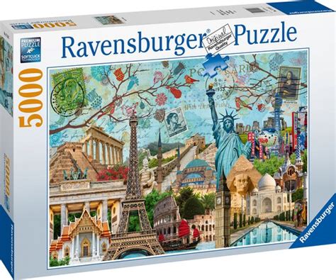 Ravensburger Puzzel Big City Collage Legpuzzel Stukjes Bol