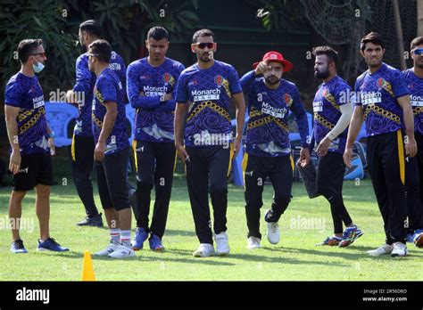 Rashid Khan Afghanistan Star Player During Practice Session At Sher E Bangla National Cricket