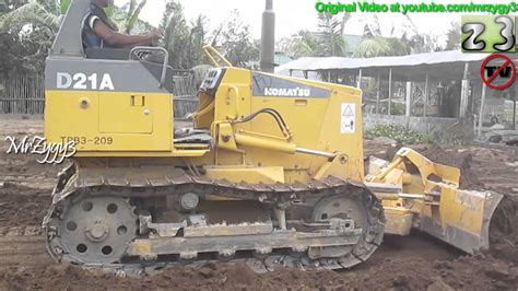 Komatsu Smallest Dozer D21a Youtube