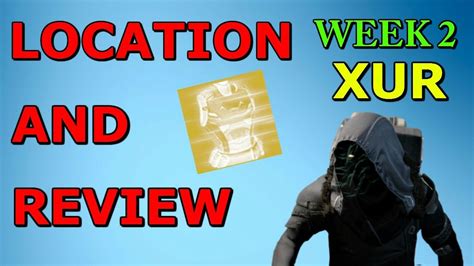 Destiny 2 Xur Location And Exotic Review Week 2 GOOD STUFF YouTube