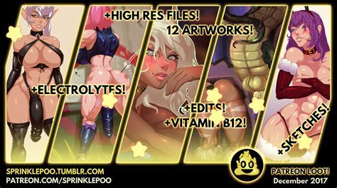 December Patreon Rewardpacks By Sprinklepoo Hentai Foundry