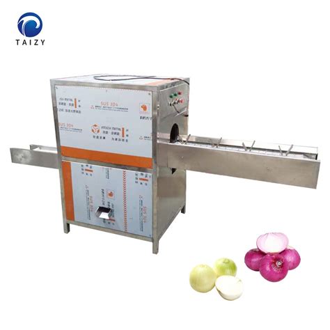 Industrial Onion Processing Machine Onion Head Root Cutting Peeling