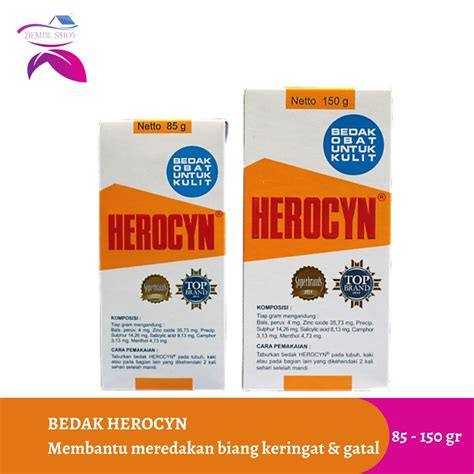 Jual Bedak Herocyn Gr Herocyn Gr Biang Keringat Obat Gatal