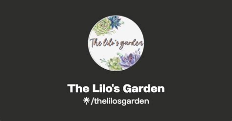 The Lilos Garden Instagram Facebook Linktree