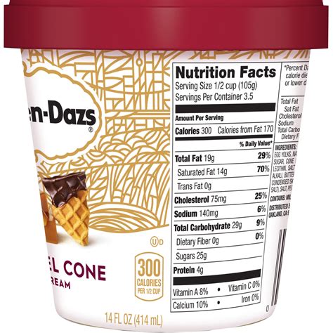 Haagen Dazs Single Serve Cups Nutrition Nutrition Pics