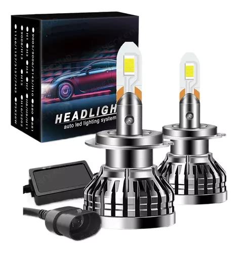 H11 H9 H7 9005 9006 Kit De Faros Delanteros Led 18000lm 80w Meses Sin