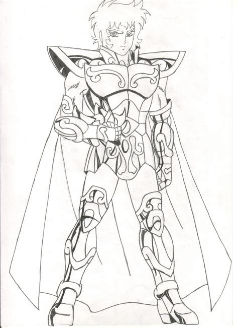 Coloriage Saint Seiya Greatestcoloringbook