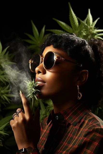 Cannabis Girl Sunglasses Free Photo On Pixabay Pixabay