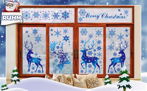 Amazon De St Ck Weihnachten Fenstersticker Fenstersticker