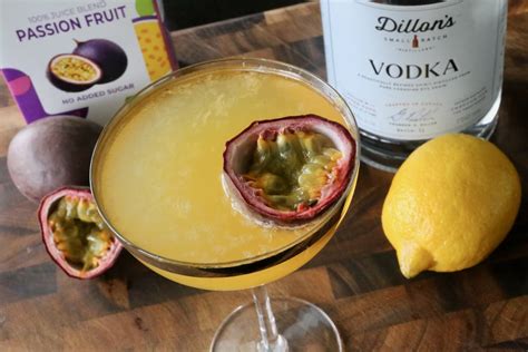 Passion Fruit Martini Vodka Cocktail Drink Recipe Dobbernationloves