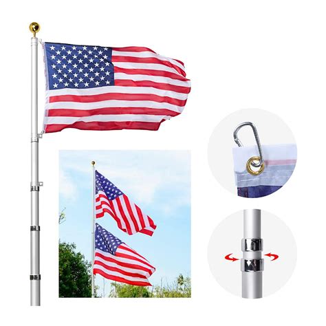 Top 10 Best Telescopic Flag Poles in 2022 Reviews | Buyer's Guide