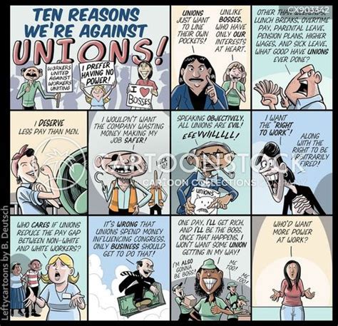 Trade Unions Cartoons