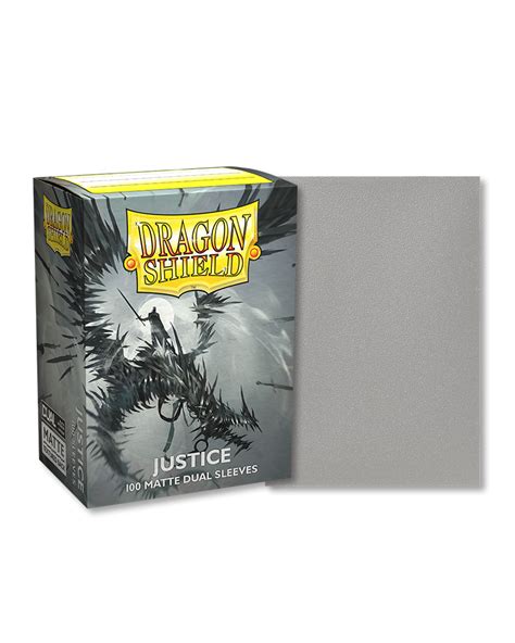 Dragon Shield Sleeves Standard Size Matte Dual Justice 100