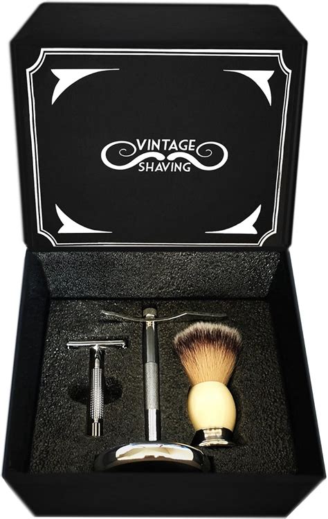 Amazon Wet Shave Kit For Men Complete Old Fashioned Shaving Set