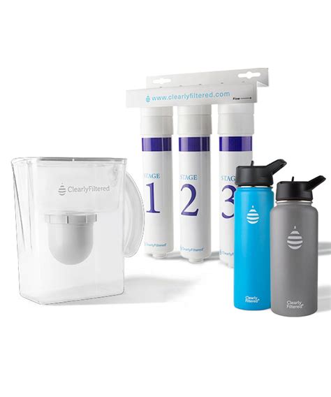 Fluoride Filter Water Bottles And Pitchers To Remove Contaminants Clearly Filtered