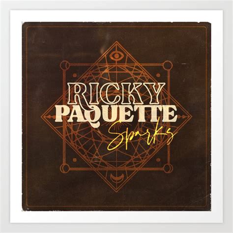 SPARKS ALBUM COVER Art Print by Ricky Paquette | Society6