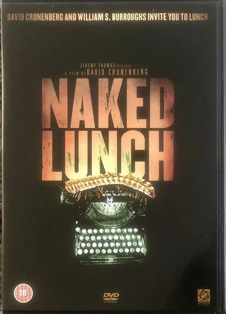 NAKED LUNCH DVD Peter Weller Roy Scheider Judy Davis Dir David Cronenberg 15 27 PicClick UK