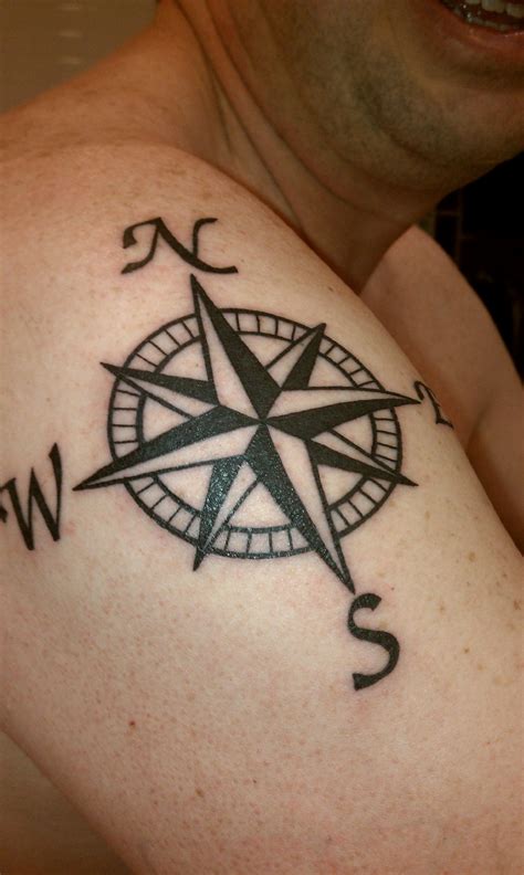 Nautical Star Compass Tattoo Designs