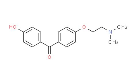 Dimethylamino Ethoxy Phenyl Hydroxyphenyl Methanone Cas