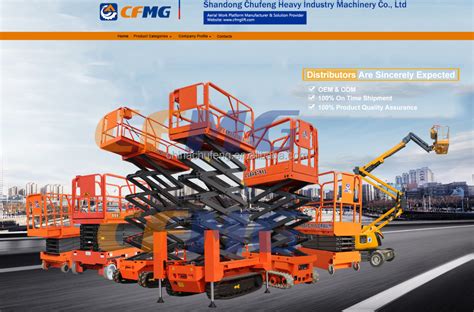 Guide Rail Hydraulic Stationary Vertical Cargo Lift Work Platforms