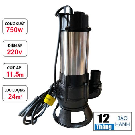 Máy bơm chìm nước thải ShowFou SHm 750F 0 75kW Điện Máy Khánh Trung