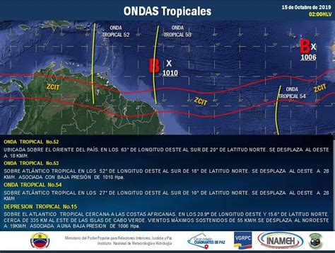 Lluvias continuarán este martes por interacción de onda tropical con