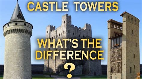 The difference between types of castle TOWERS | Castle tower, Tower, Castle