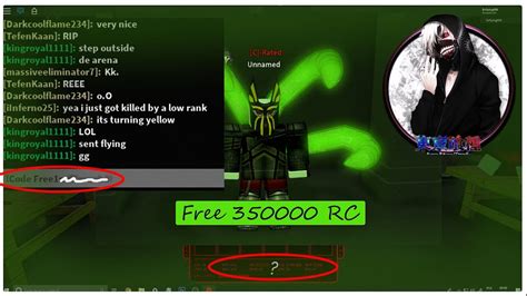 Ro Ghoul All Current Codes 350k RC Fast RoGhoul New Codes Roblox