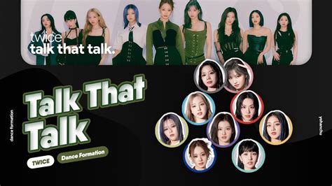 Twice트와이스 ‘talk That Talk Dance Formation Youtube