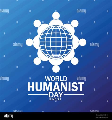 World Humanist Day. June 21. Holiday concept. Template for background