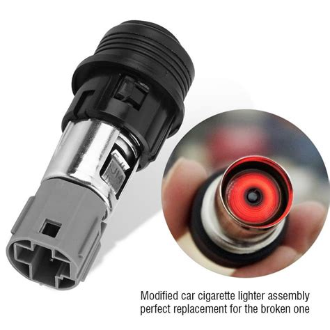 Tebru Cigarette Lighter Plug Assembly Cigarette Lighter Socketcomplete 12v 120w Cigarette